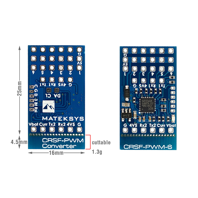Matek CRSF to PWM Converter CR - огляд і ціна Tbs Fpv Crossfire