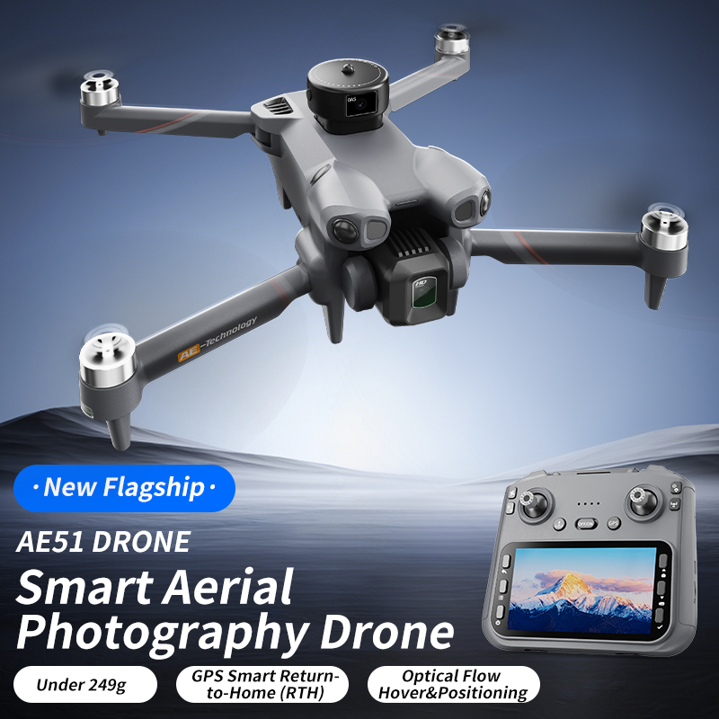 Hot AE51 Can Airdrop Drone 3-a - огляд і ціна Drone Gimbal 3 Axis